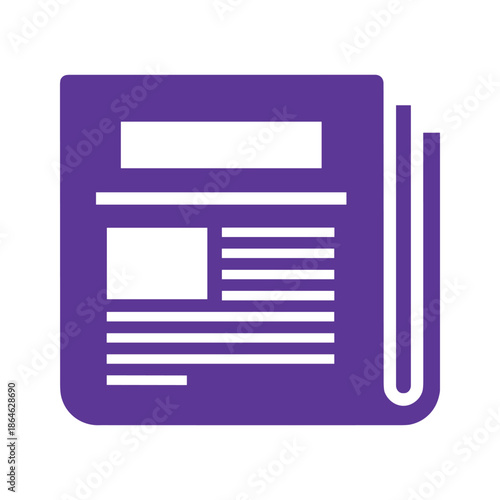 News Icon Vector Illustration