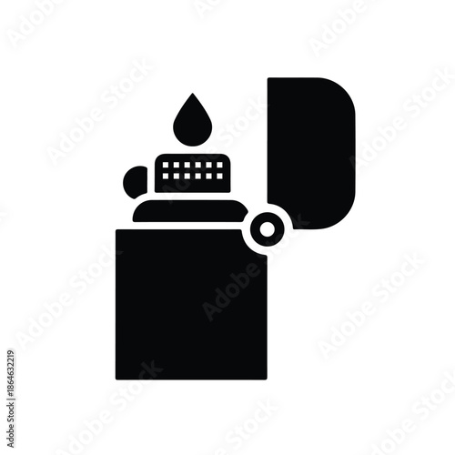 Lighter, cigarette, fire icon, cigarette lighter