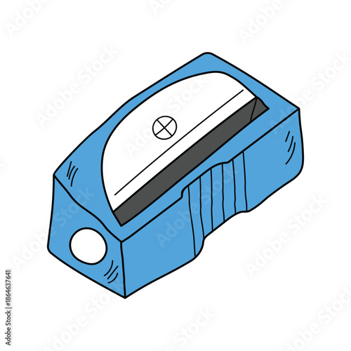 Sharpener icon with white background vector stock illustration