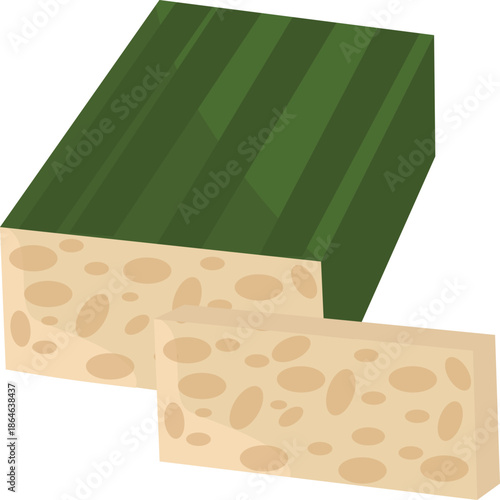 Tempeh illustration.