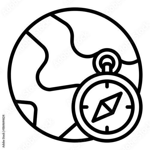 Travel Guidance outline icon