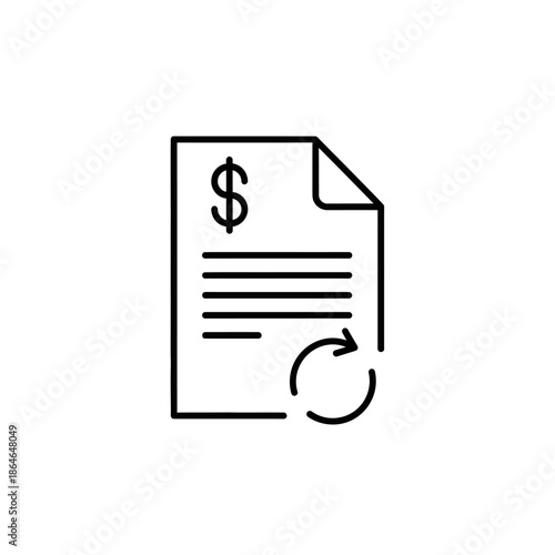 Financial Documentation and Expense Report in Business or Office Setting