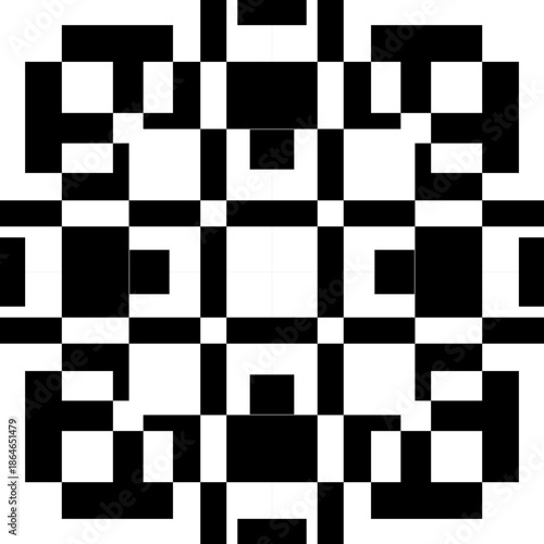 set of black and white icons puzzle lable bar game love seamless computer bar pixel .