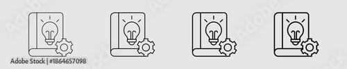 Knowledge Base Different Style Icon