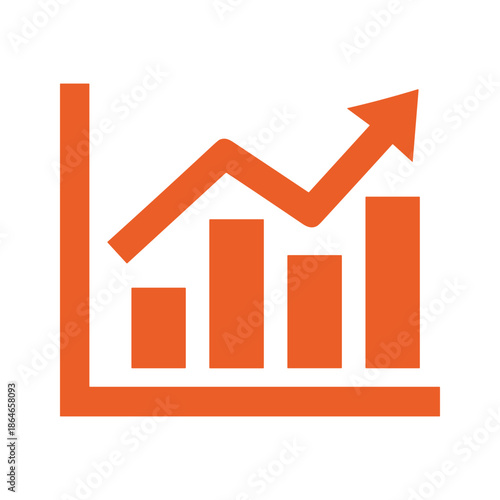 Bar Graph with Rising Arrow Free Download Bar Graph with Rising Arrow - GFXLoad