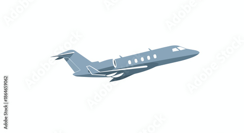 Sleek minimalist private jet ascending gracefully an elegant illustration of luxurious aerial travel and exclusive personal aviation an icon of