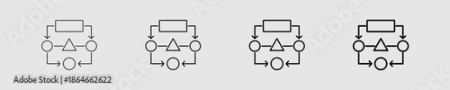 Flowchart Different Style Icon
