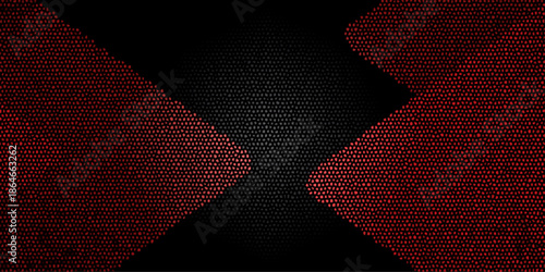 Seamless red fabric texture and abstract textile material design with a macro cloth surface pattern for a grunge wallpaper backdrop