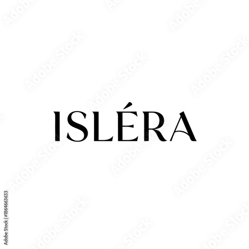 Isle a brand logo in black text on white background.