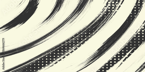 An abstract close-up of black fabric creates a retro vinyl record aesthetic with steel and plastic textures, forming a circular sound disc isolated against a white background