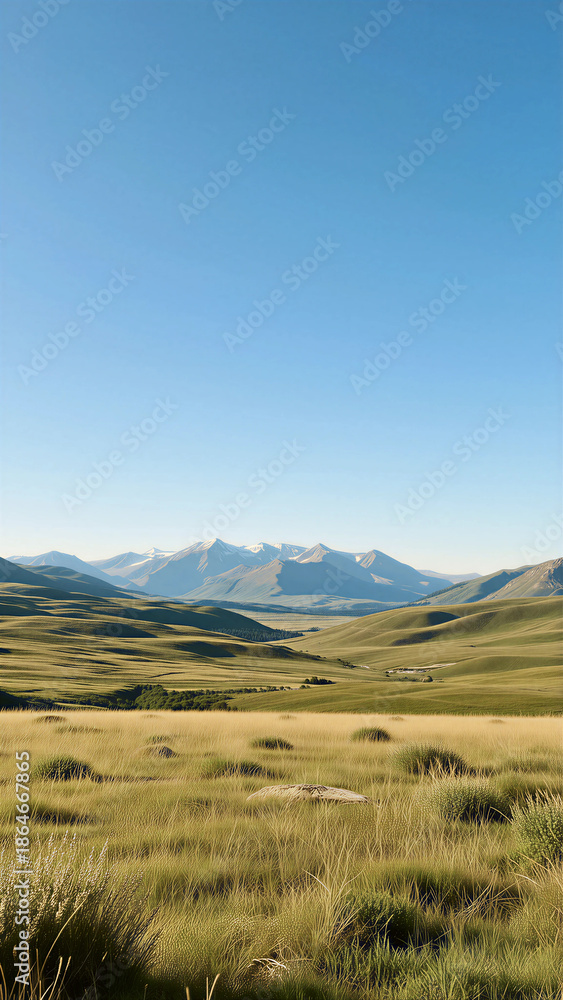 Fototapeta premium Open Plateau Landscape