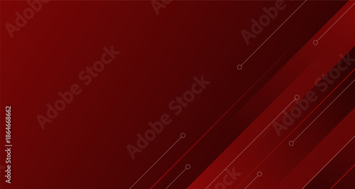 Red abstract grunge background with glowing futuristic digital lines and a 3d texture concept for business wallpaper decoration