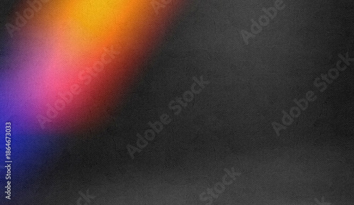 Fényképezés Film texture background with heavy grain, dust and light leakage developed on pa