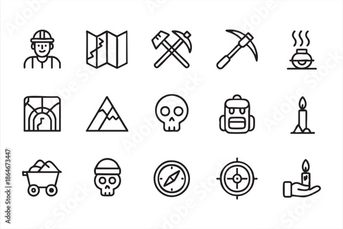 Mining Icons for Geology Dashboards and Exploration UI Design