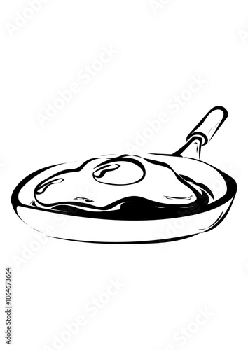 Spiegelei in der Pfanne