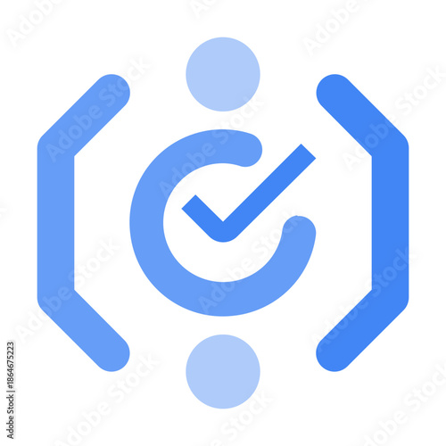 3D vector illustration of a blue handicap parking sign and wheelchair symbol icon for web accessibility and mobile phone app information