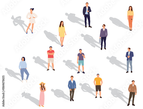 Diverse Group of Young Adults Standing Together 1.