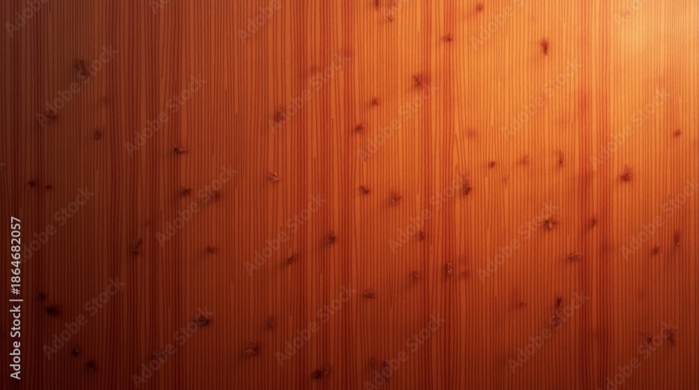 Fototapeta premium Warm wood grain texture with knots pine timber