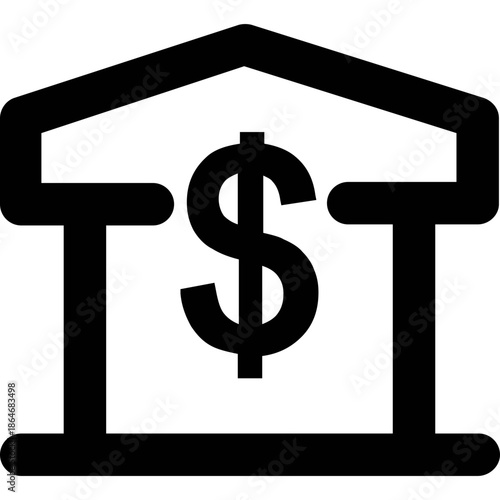 3d gold dollar sign icon isolated on white background as a financial symbol of wealth and american currency for business banking and investment illustration