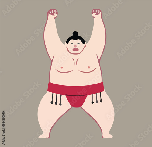 Sumo Wrestler Illustrations | Japanese Martial Arts Icons, Rikishi Poses & Traditional Sport Graphics