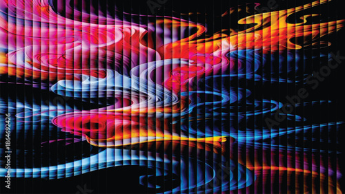 Smart home automation technology illustration with a smartphone controlling lights and appliances for a connected domestic lifestyle.