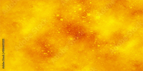 Abstract orange and yellow fire background with bubbles featuring a hot grunge texture and red flame patterns for an inferno art backdrop