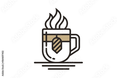 cozy cocoa drink cup icon