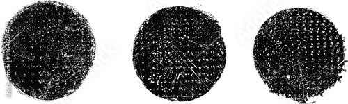 Grunge post Stamps Collection, Circles. Banners, Insignias , Logos, Icons, Labels and Badges Set . vector distress textures.blank shapes.