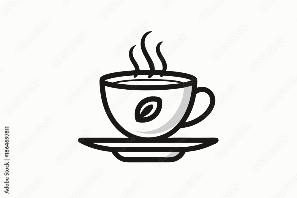 Obraz premium espresso cup perfect oval