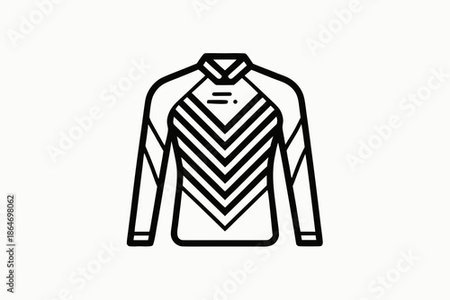 sports base layer smooth contour icon