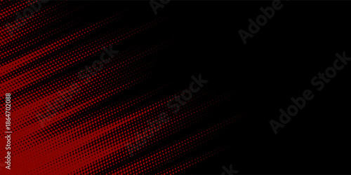 Halftone dots red and blue color pattern gradient grunge texture background. Dot pop art comic sport style vector illustration. modern background