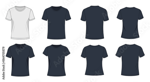 Comprehensive set of isometric commercial refrigerators and glass display cases for supermarket grocery store and retail interior design.