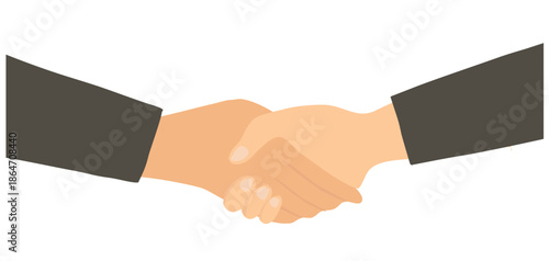 Shake hands vector illustration
