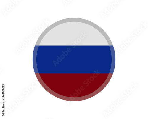russia national flag in circular shape with white blue red horizontal tricolor isolated on clean background Free Download russia national flag in circular shape with white blue red horizontal tricolor isolated on clean background - GFXLoad