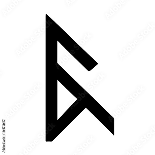 Angular Rune Symbol