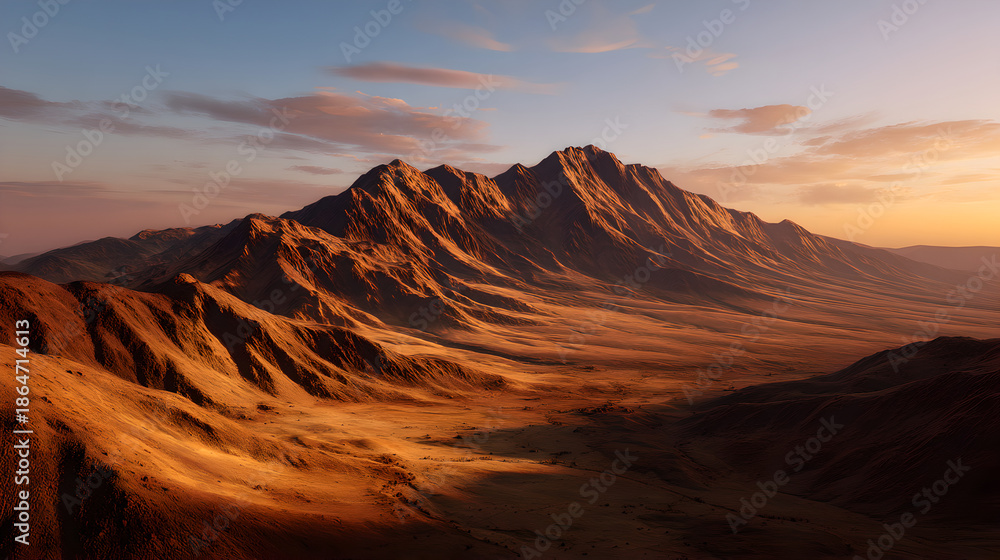 Fototapeta premium sunrise in the mountains