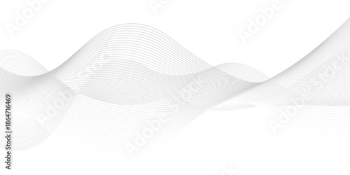 Background white transparency with energy for line technology background. Background lines wave abstract stripe design. White background, mesh abstract, vector soft blend.