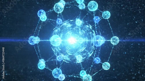 Wallpaper Mural Abstract digital network structure Torontodigital.ca