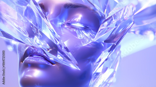 Crystal Energy Theme Beauty Mask