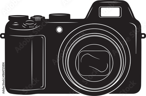 Camera Equipment Silhouette Vector Set