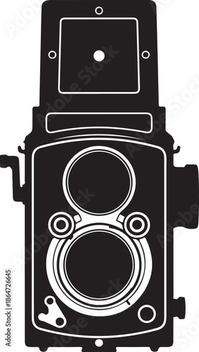 Camera Equipment Silhouette Vector Set
