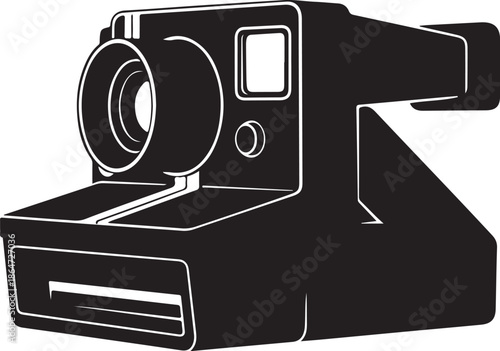 Camera Equipment Silhouette Vector Set