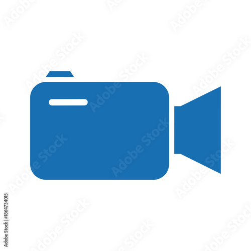 Blue Camera Icon