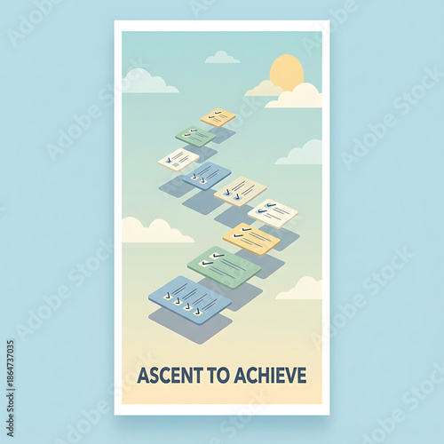 Achieving Success through Step-by-Step Ascent in a Serene Environment