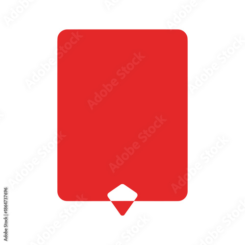 Free Download Red Card Icon - GFXLoad
