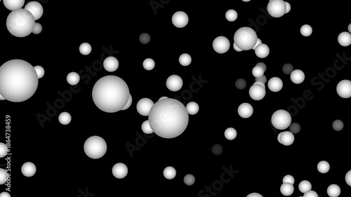 white eggs on black background starbrust circle ball, bokeh night sphere