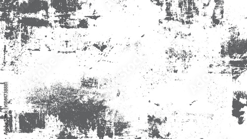 Old white cement or stone texture background with grunge abstract pattern. Vintage white wall plaster texture with scratches and worn concrete surface. 