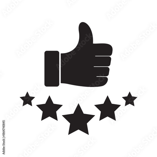 User feedback glyph icons with ratings, messages, and reactions