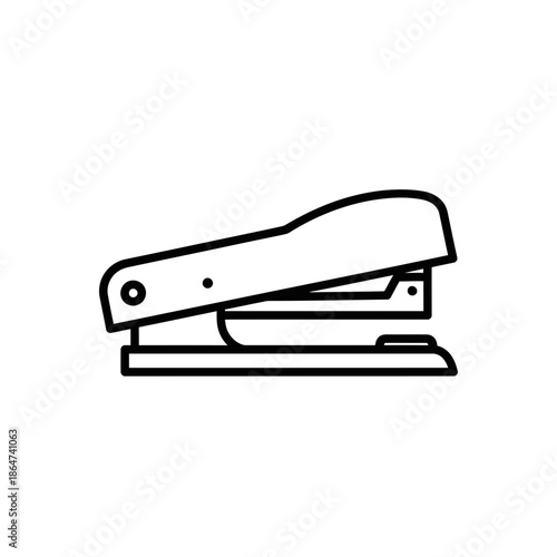 Simple Black Stapler Office Stationery.