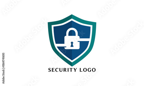 Creative Padlock Symbol Logo Template